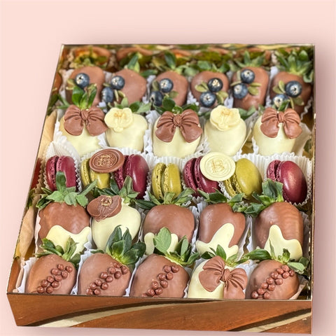 CHOCOLATE - DIPPED  BERRIES