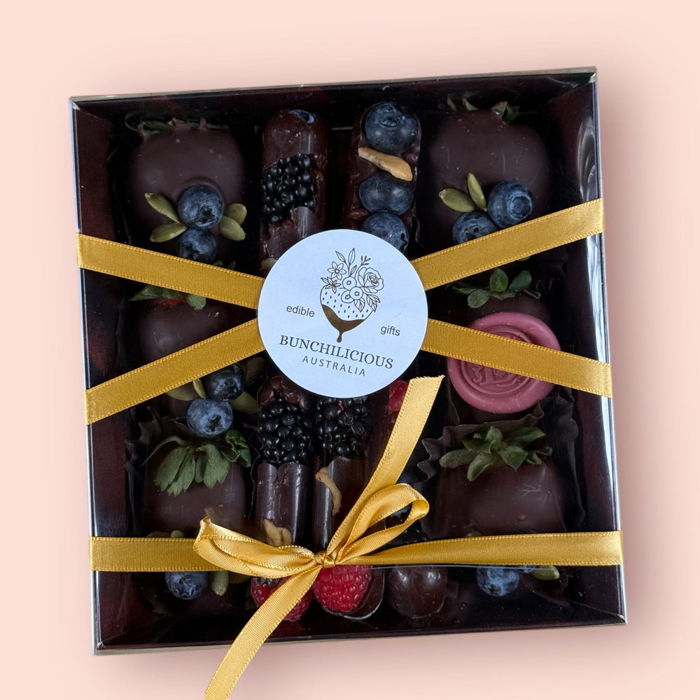 Choco Berry Delight Chocolate-Dipped Berries Bunchilicious 
