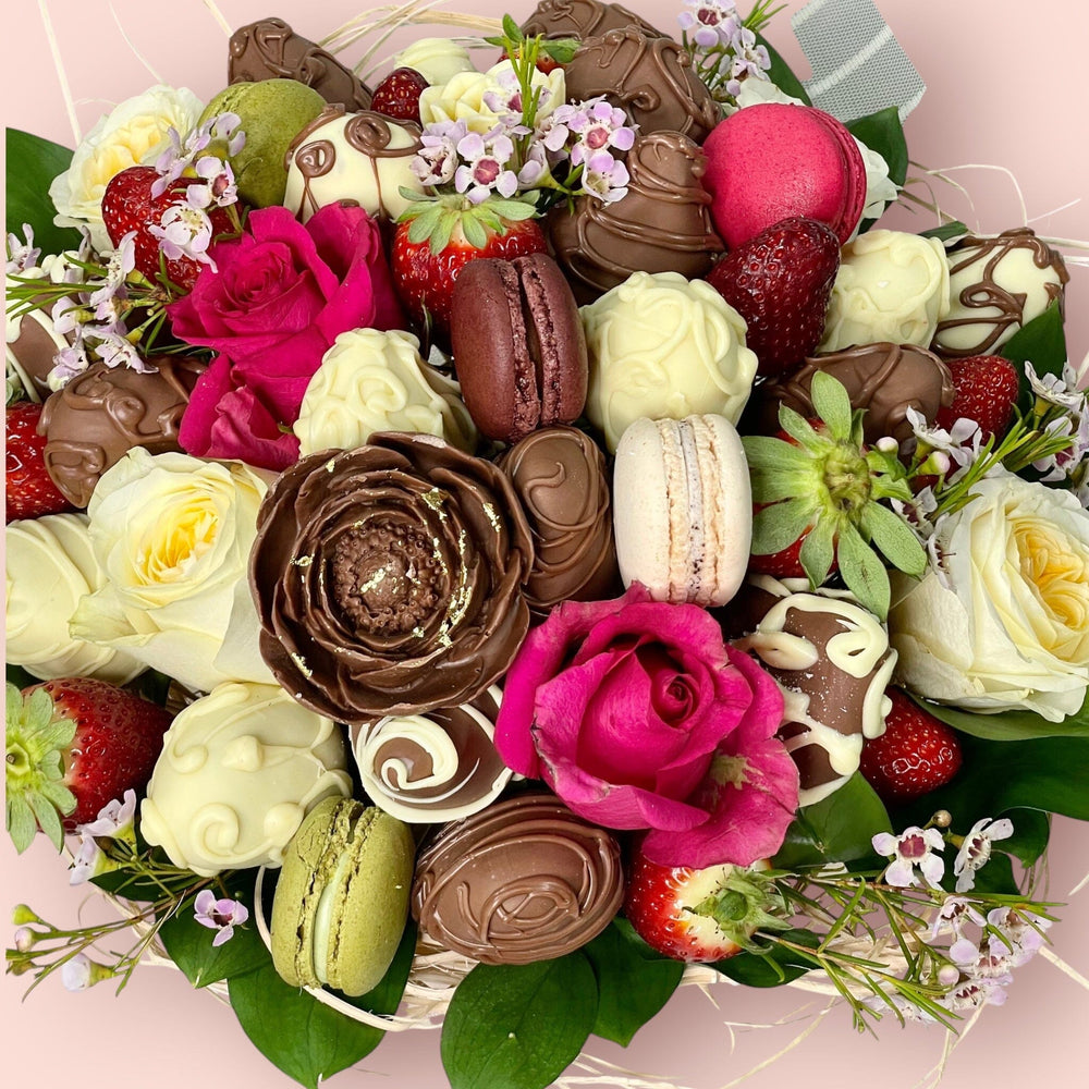 Sweet Symphony Dipped Strawberries Bouquet Chocolate-Dipped Berries Bunchilicious 