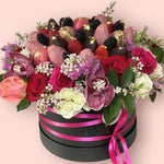 THE SNOW QUEEN - CHOCOLATE STRAWBERRIES HAMPER Chocolate-Dipped Berries Bunchilicious 