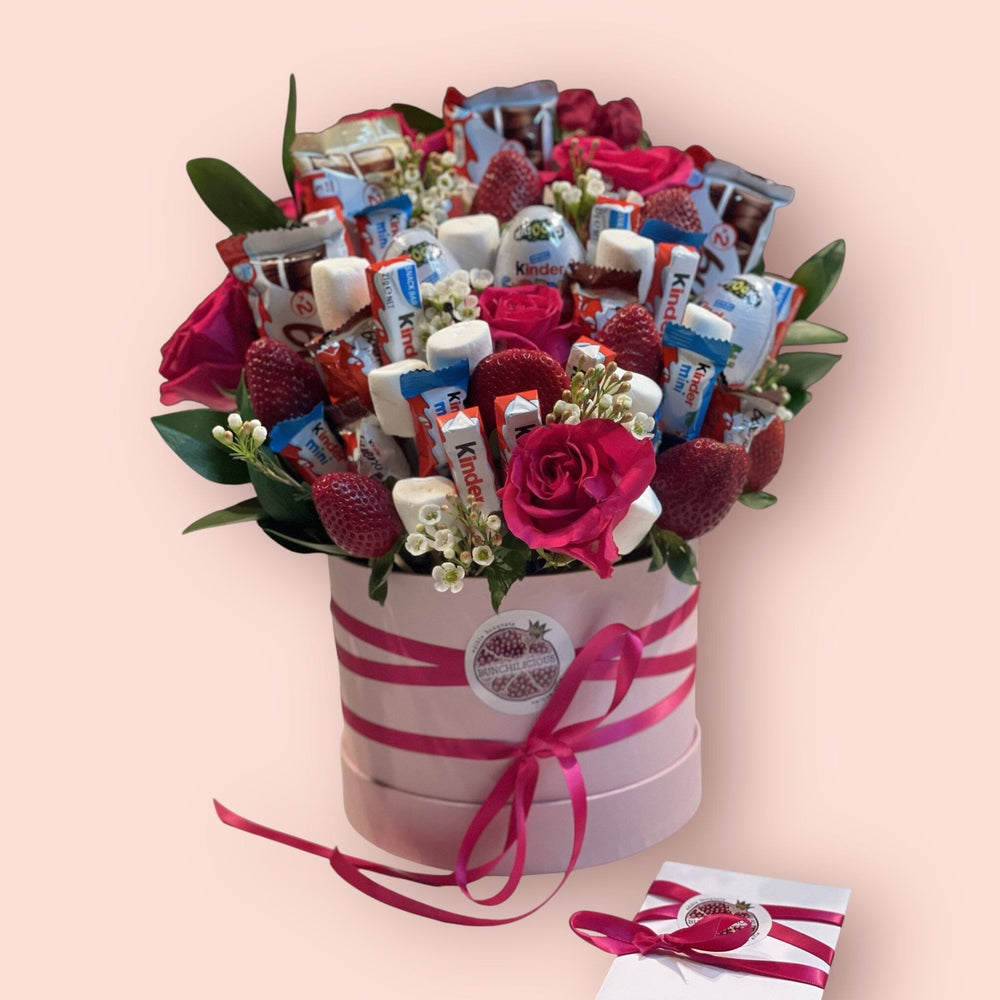 SWEET KINDER BLOOM BOX Fruit and Chocolate Bunchilicious For Her 