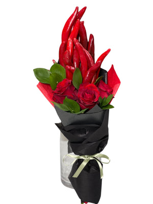 HOT RED CHILLI BOUQUET Veggie Bunchilicious 