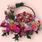 ENCHANTED GARDEN PREMIUM STRAWBERRIES BASKET Chocolate-Dipped Berries Bunchilicious 