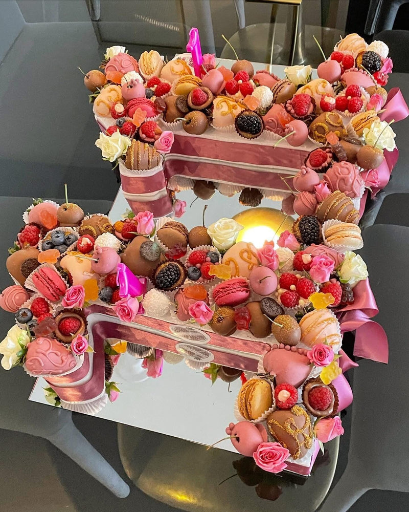 Luxury Number Chocolate Display | Handcrafted Edible Art Adelaide Event collection Bunchilicious 11 