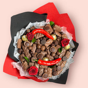 SPICY CHOCOLATE DELIGHT BOUQUET Chocolate Bunchilicious 
