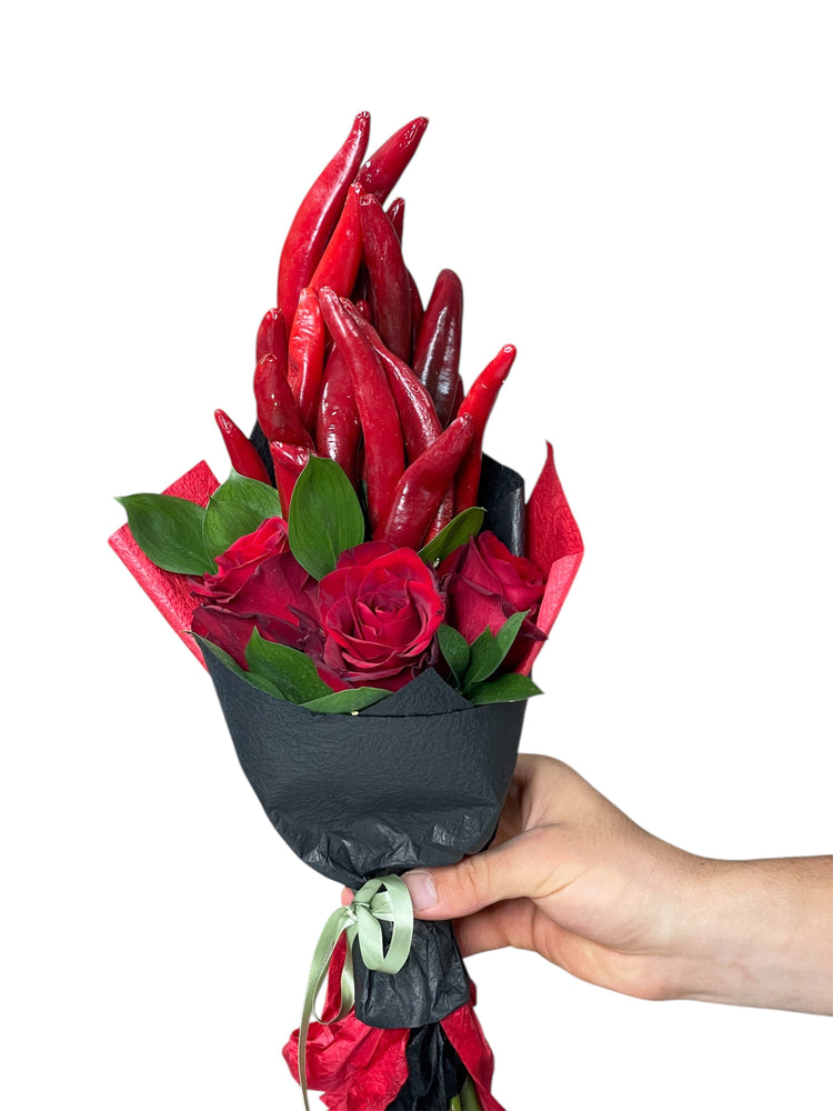 HOT RED CHILLI BOUQUET Veggie Bunchilicious 