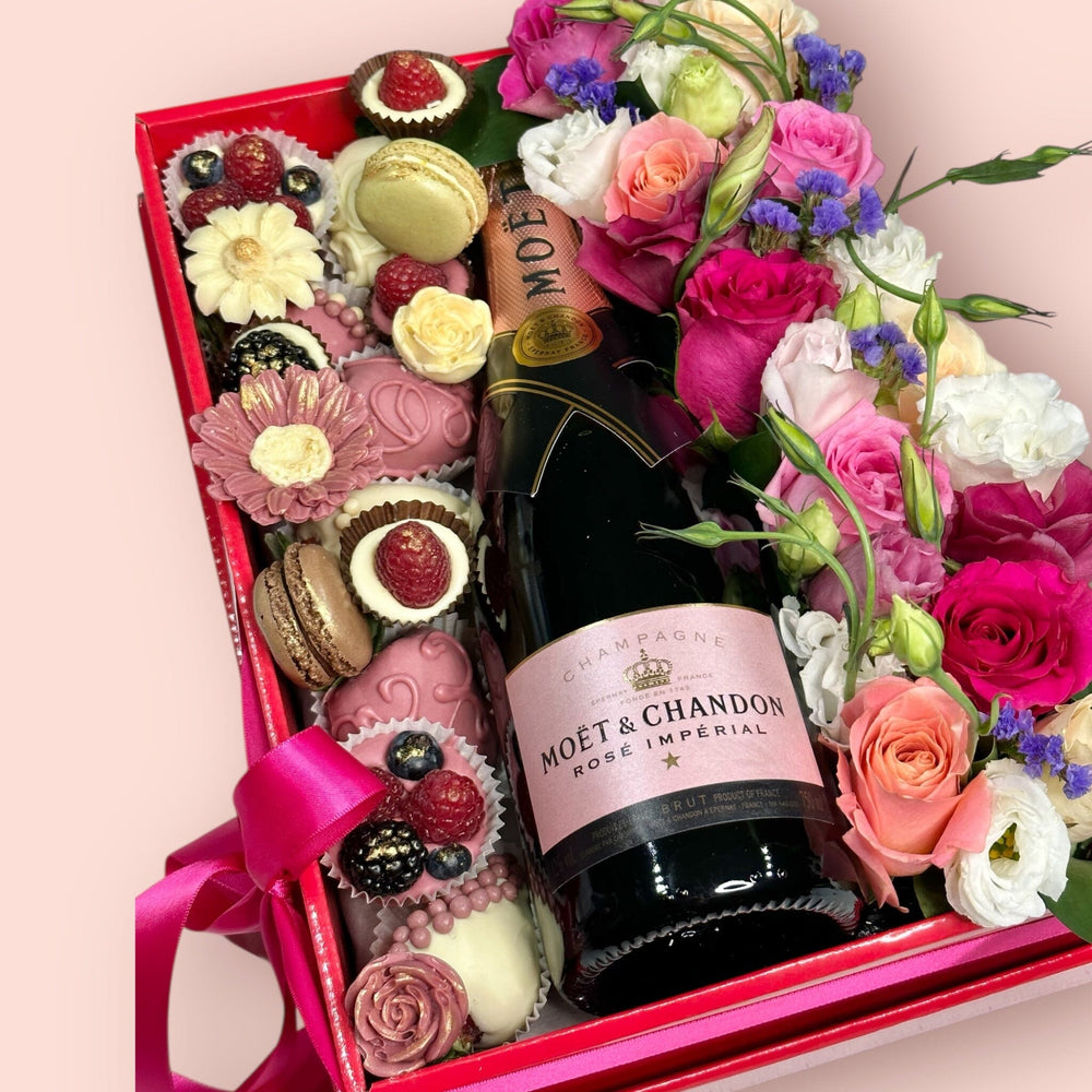 Moët & Chandon Rosé Gift Box Gift Box Bunchilicious 