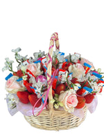 KINDER CHOCOLATE STRAWBERRY BASKET Fruit and Chocolate Bunchilicious 