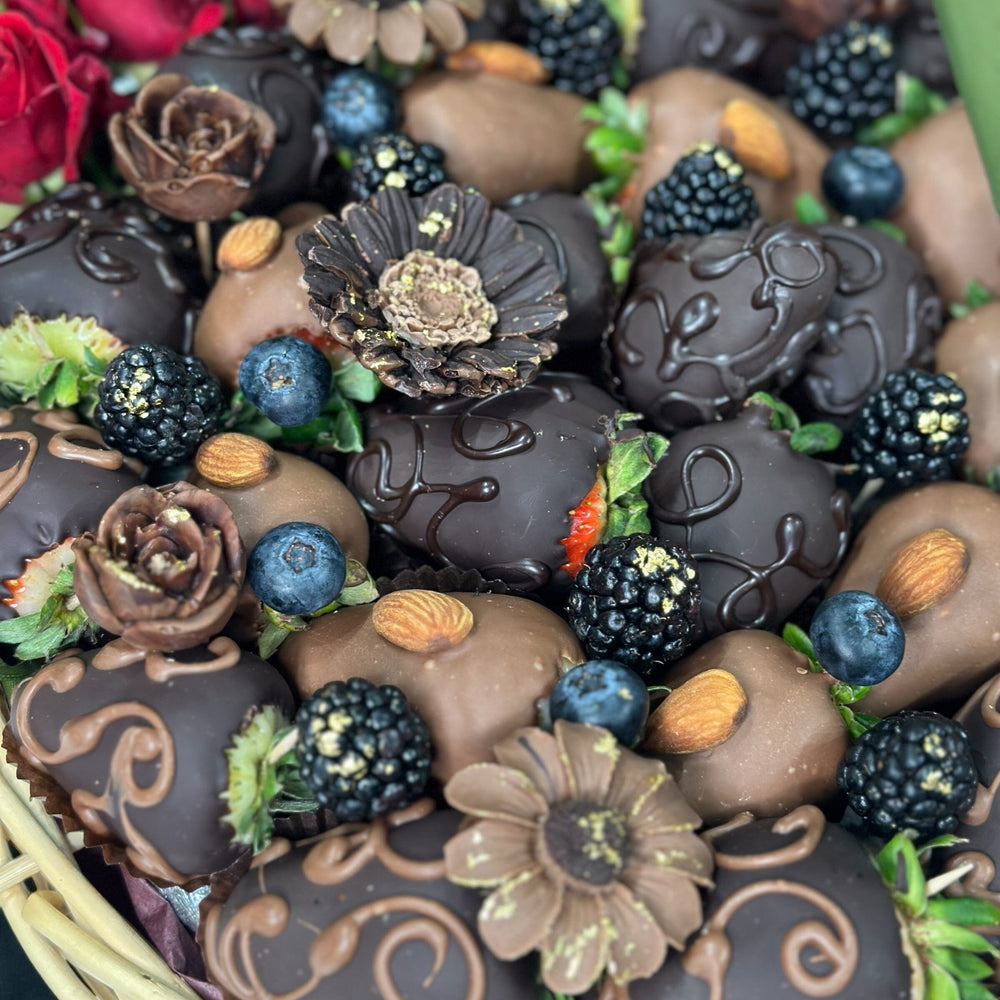 Dark Chocolate Indulgence Basket Bunchilicious 