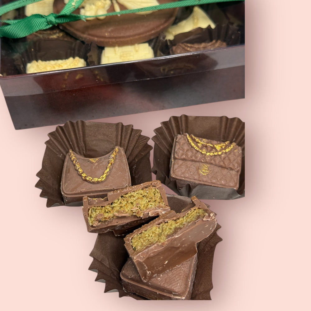 Ruby Chocolate Flower Gift Box