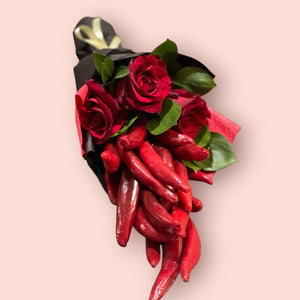 HOT RED CHILLI BOUQUET Veggie Bunchilicious 