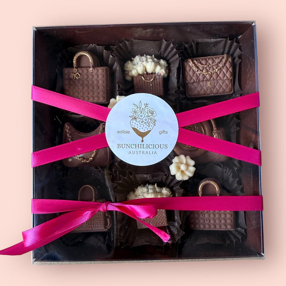 COUTURE CHOCOLATE HANDBAGS COLLECTION Chocolate Gift Box Bunchilicious 