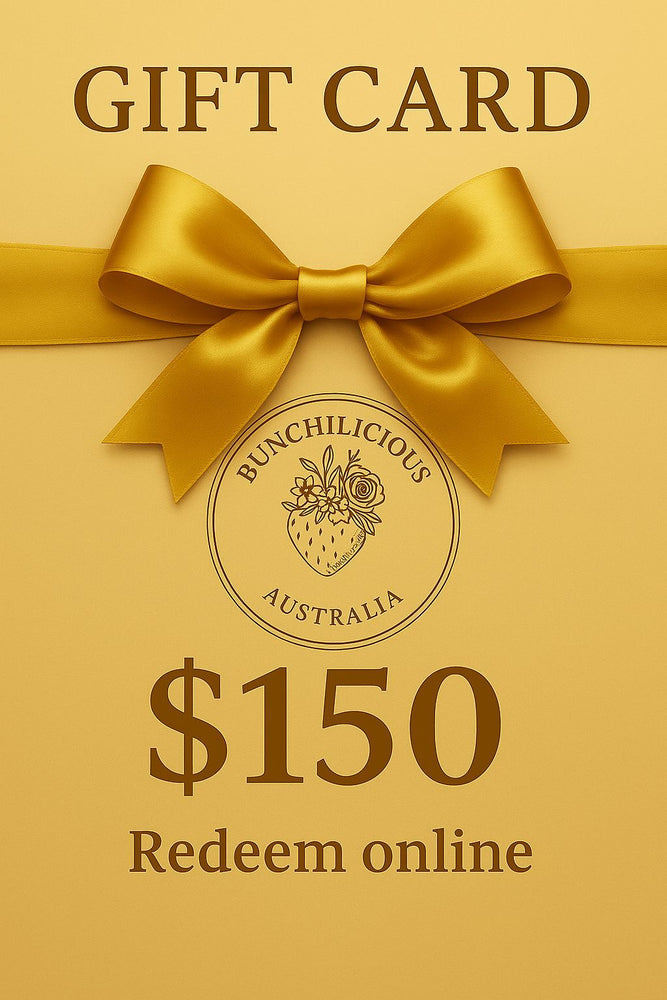 BUNCHILICIOUS GIFT CARD Gift card Bunchilicious $150.00 