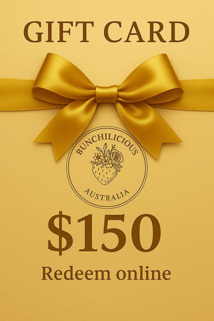 BUNCHILICIOUS GIFT CARD Gift card Bunchilicious $150.00 