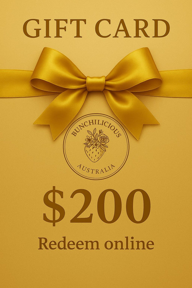 BUNCHILICIOUS GIFT CARD Gift card Bunchilicious $200.00 
