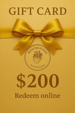 BUNCHILICIOUS GIFT CARD Gift card Bunchilicious $200.00 