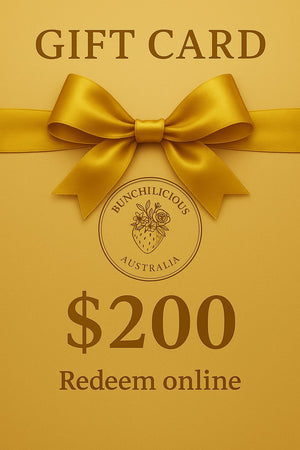 BUNCHILICIOUS GIFT CARD Gift card Bunchilicious $200.00 