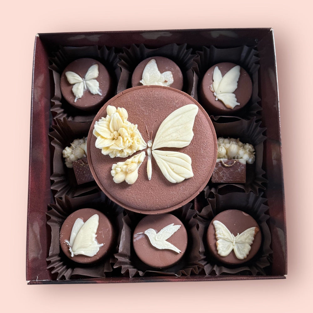 Butterfly Chocolate Gift Box Artisan chocolate Bunchilicious 