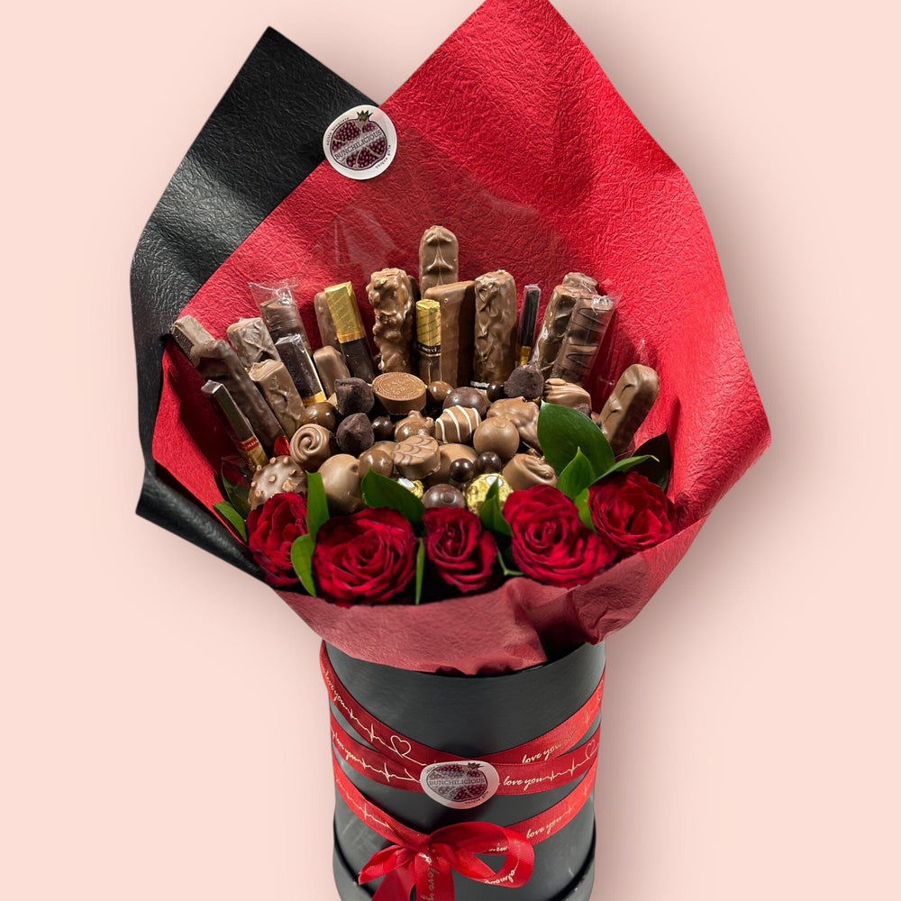 CHOCOLATE AND FLORALS - CHOCOLATE BOUQUET Chocolate Bunchilicious 