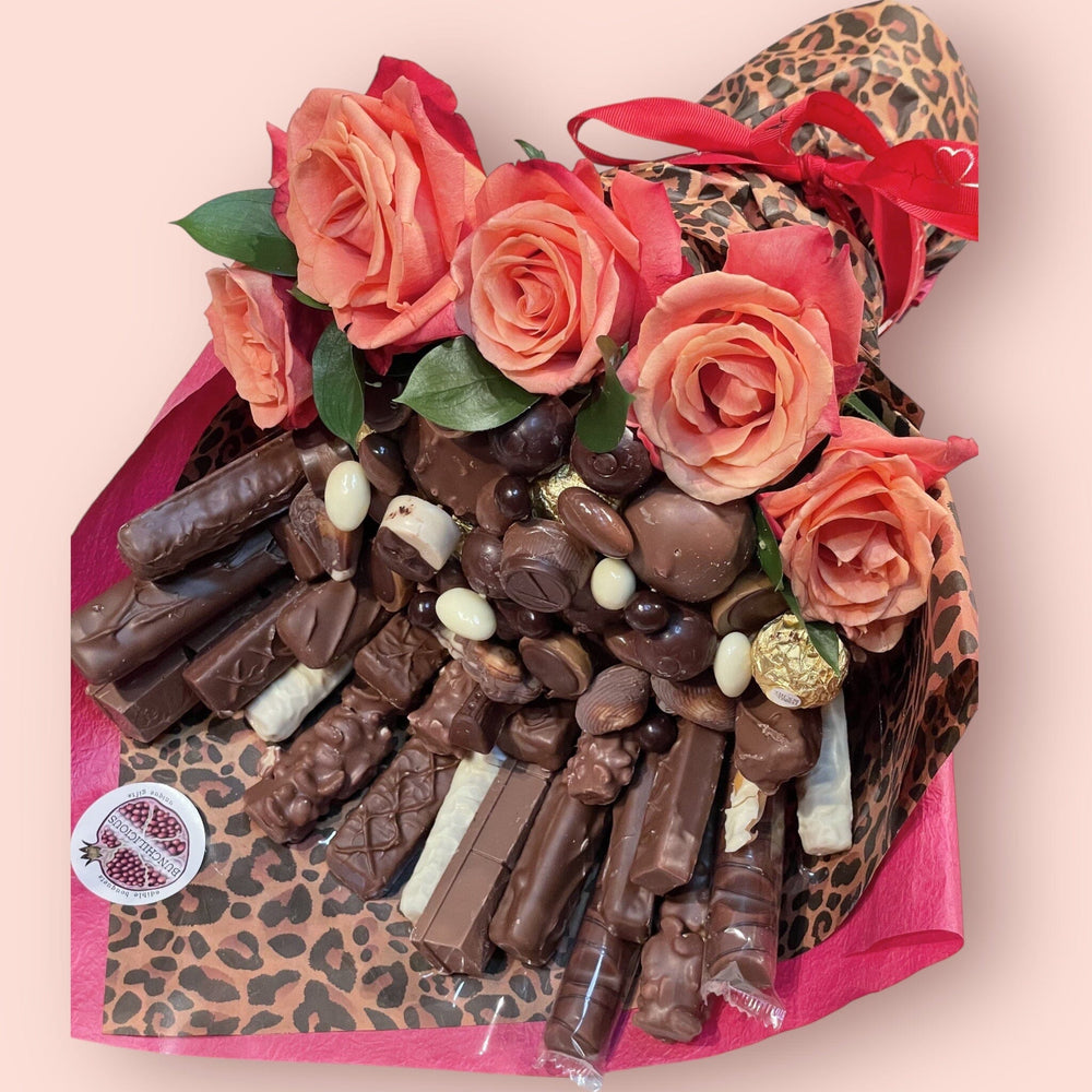 CHOCOLATE AND FLORALS - CHOCOLATE BOUQUET Chocolate Bunchilicious 