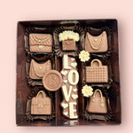 Couture Chocolate Handbags Box - Love Edition Artisan chocolate Bunchilicious Australia