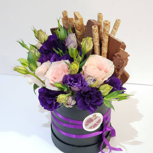 BEAUTY AND SWEET CHOCOLATE BOUQUET Chocolate Bunchilicious Medium size - For Him 