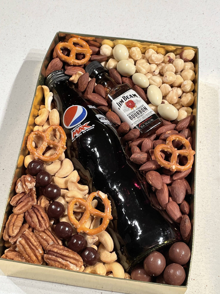 Nuts, Chocolate & Bourbon Gift Box Bunchilicious 