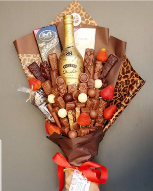 ROLLING IN LOVE CHOCOLATE BOUQUET Chocolate Bunchilicious Baileys Chocolate Luxe 