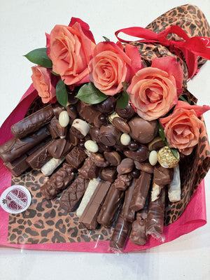 CHOCOLATE AND FLORALS - CHOCOLATE BOUQUET Chocolate Bunchilicious 