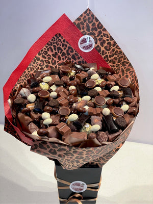 CHOCOLATE HEAVEN -CHOCOLATE BOUQUET Chocolate Bunchilicious Large Size In a cardboard box 