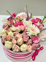 SWEET ENDLESS LOVE STRAWBERRIES BOUQUET Chocolate-Dipped Berries Bunchilicious 